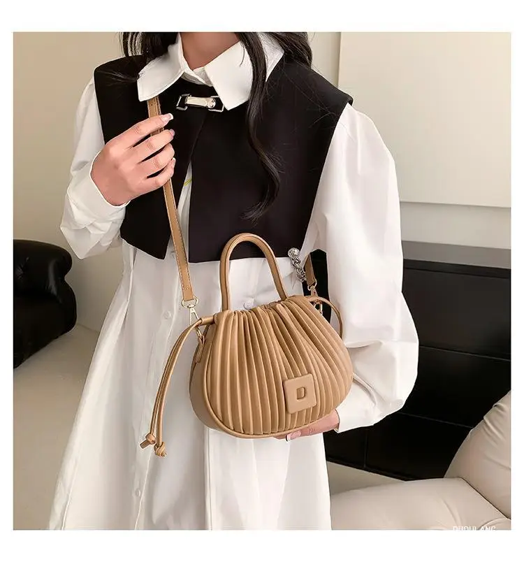 Black Pleated Crossbody Bag for Women 2026 — feature 23