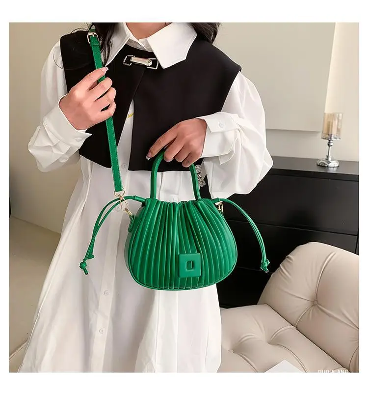 Black Pleated Crossbody Bag for Women 2026 — feature 25