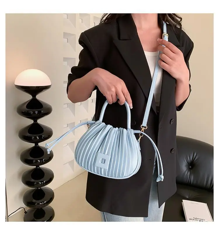 Black Pleated Crossbody Bag for Women 2026 — feature 34