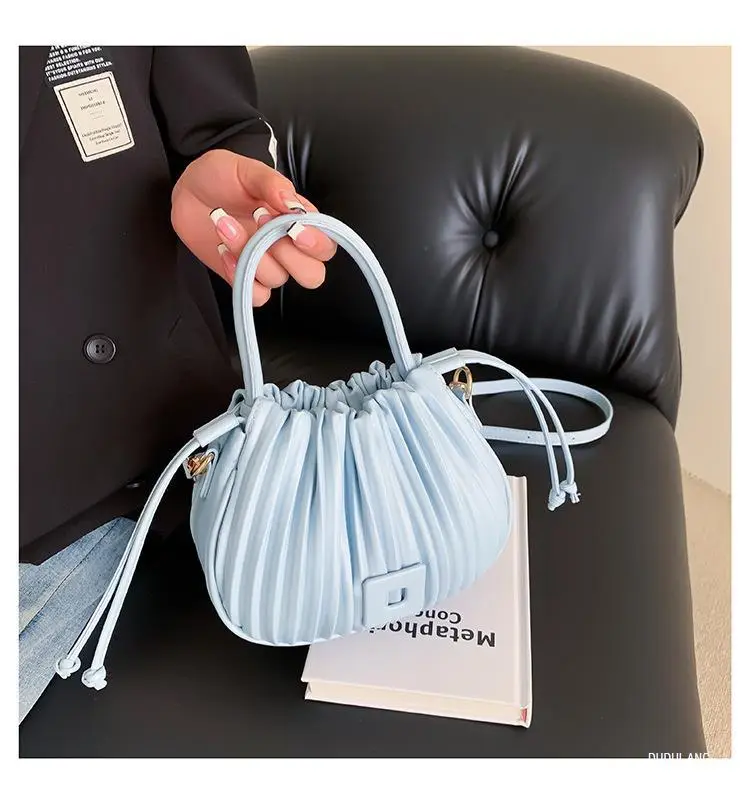 Black Pleated Crossbody Bag for Women 2026 — feature 35