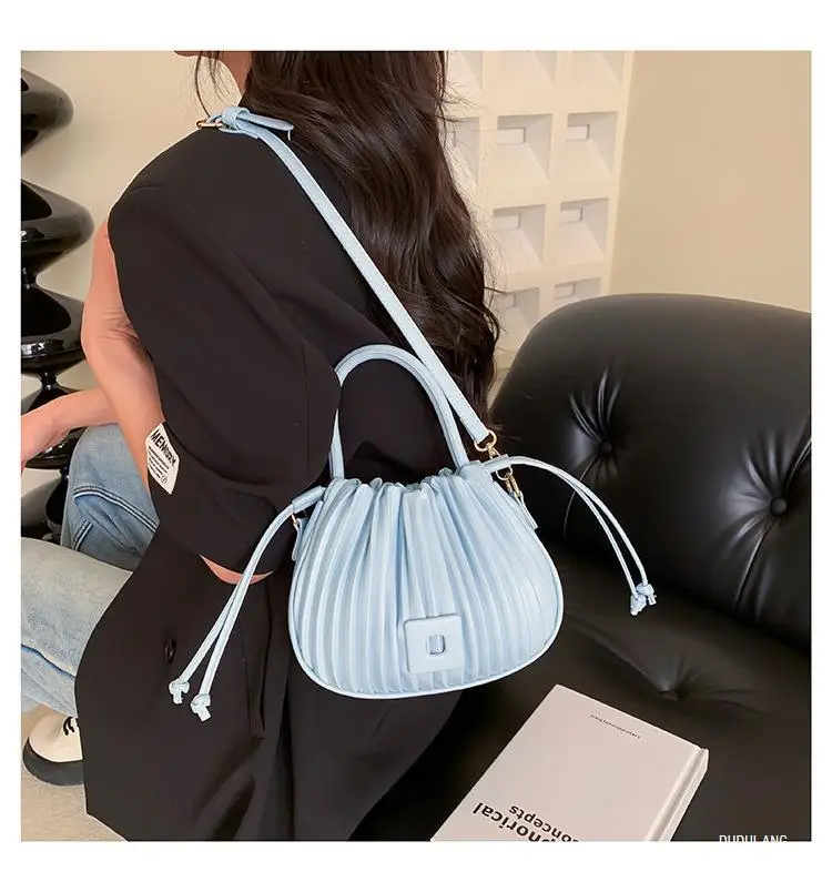 Black Pleated Crossbody Bag for Women 2026 — feature 36