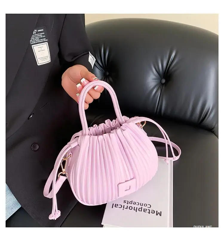 Black Pleated Crossbody Bag for Women 2026 — feature 38