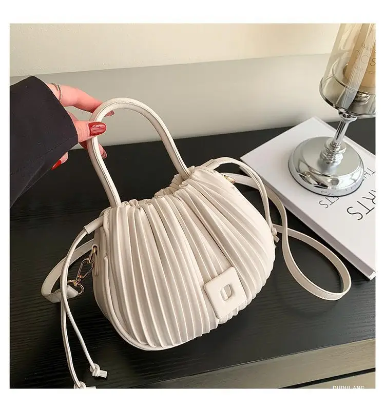 Black Pleated Crossbody Bag for Women 2026 — feature 42