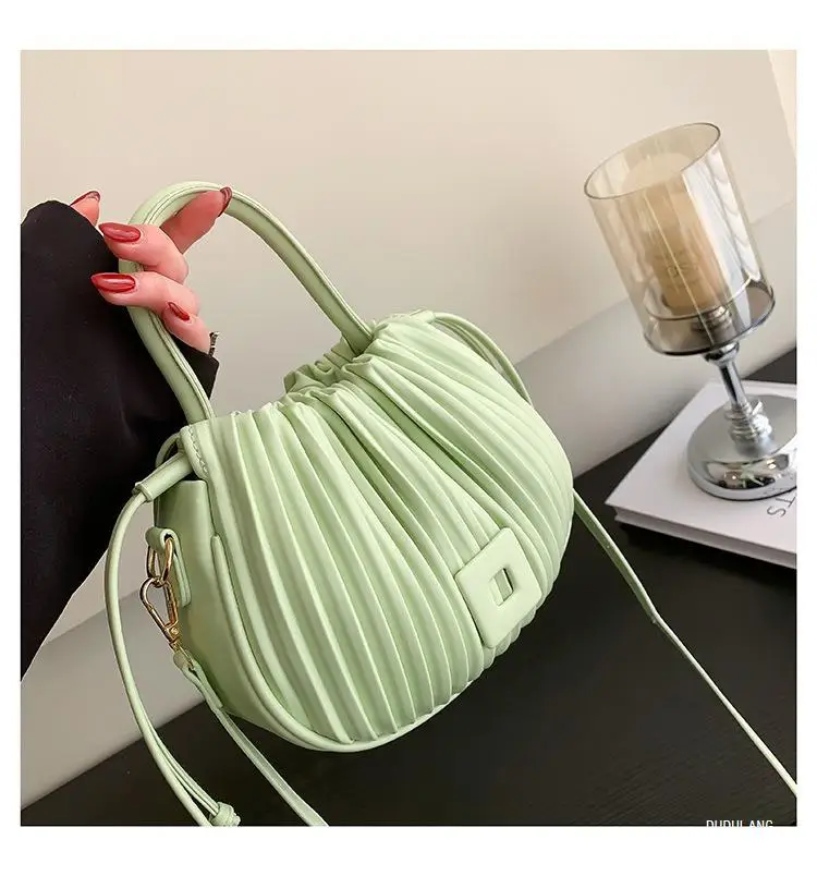 Black Pleated Crossbody Bag for Women 2026 — feature 45