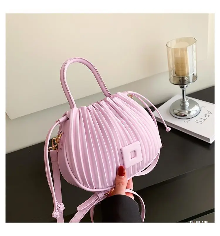 Black Pleated Crossbody Bag for Women 2026 — feature 46