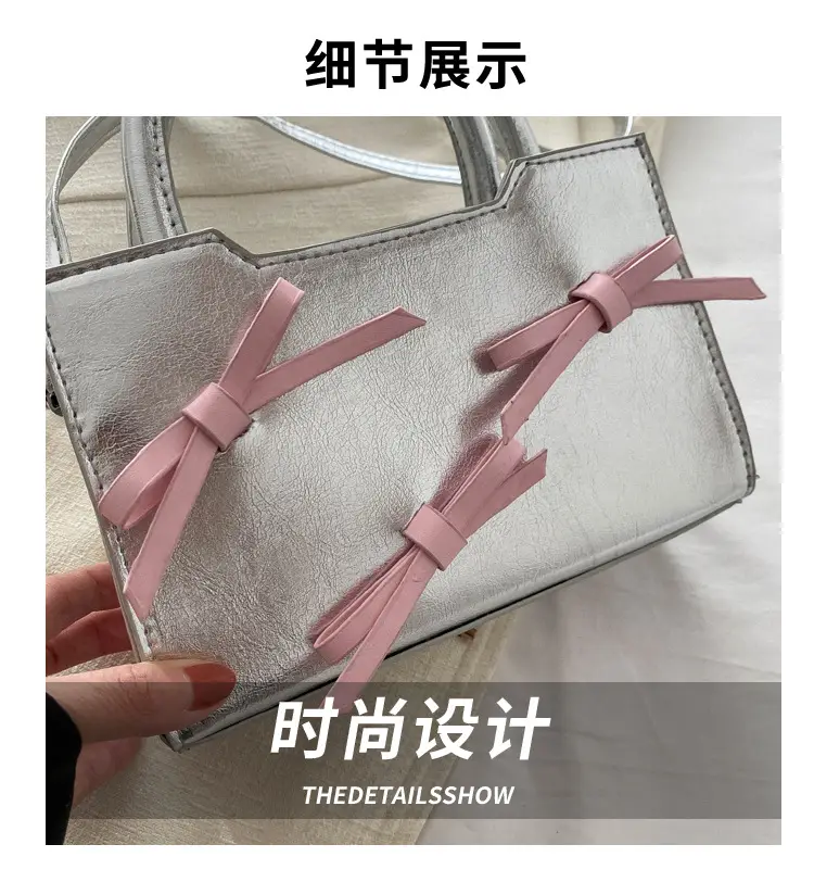 White Bow Shoulder Bag 2024 New Arrival — feature 2