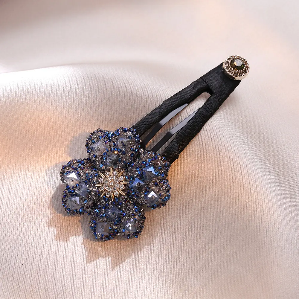 Pink Crystal Hairpin Clip for Girls - Image 3