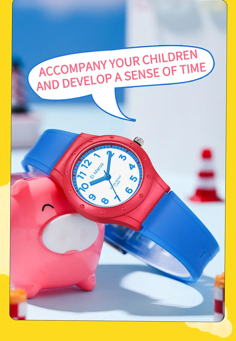El Marco Waterproof Green Quartz Watch for Kids — feature 25