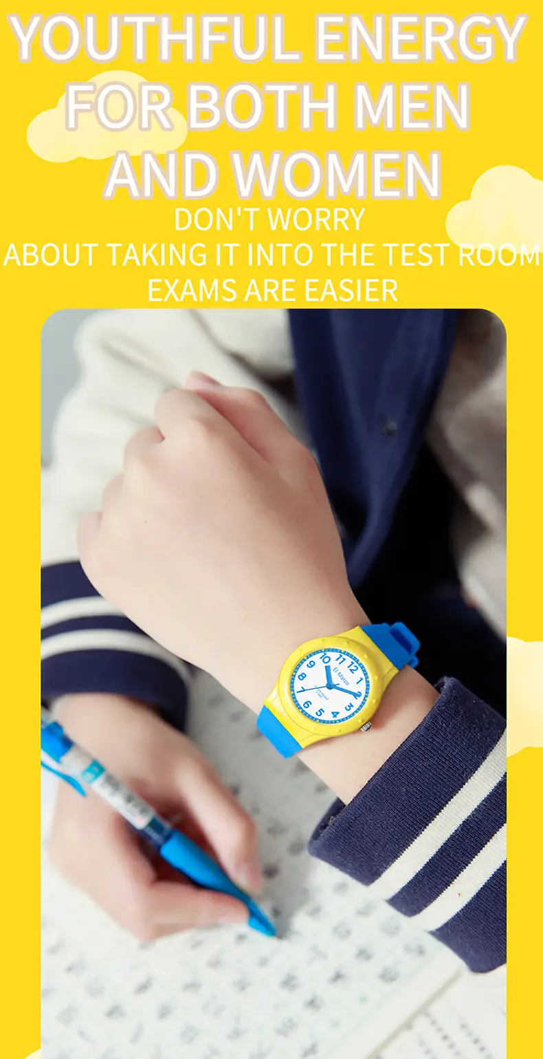 El Marco Waterproof Green Quartz Watch for Kids — feature 27