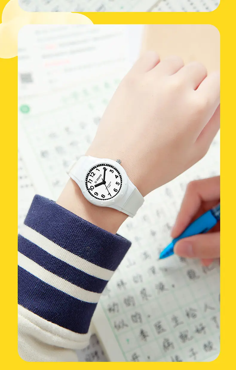 El Marco Waterproof Green Quartz Watch for Kids — feature 28