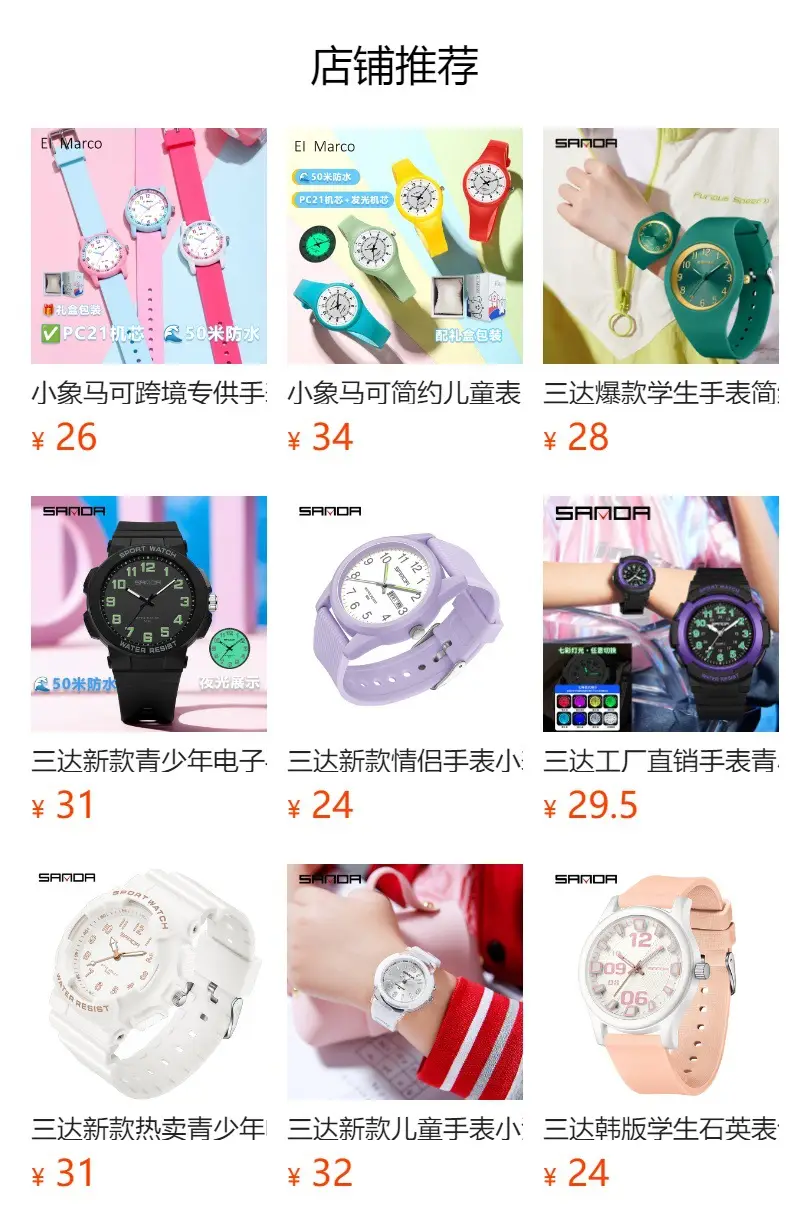 El Marco Waterproof Green Quartz Watch for Kids — feature 3