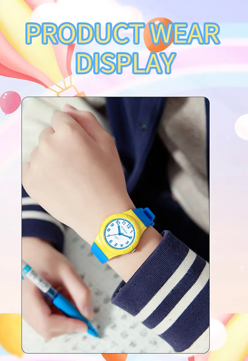 El Marco Waterproof Green Quartz Watch for Kids — feature 35