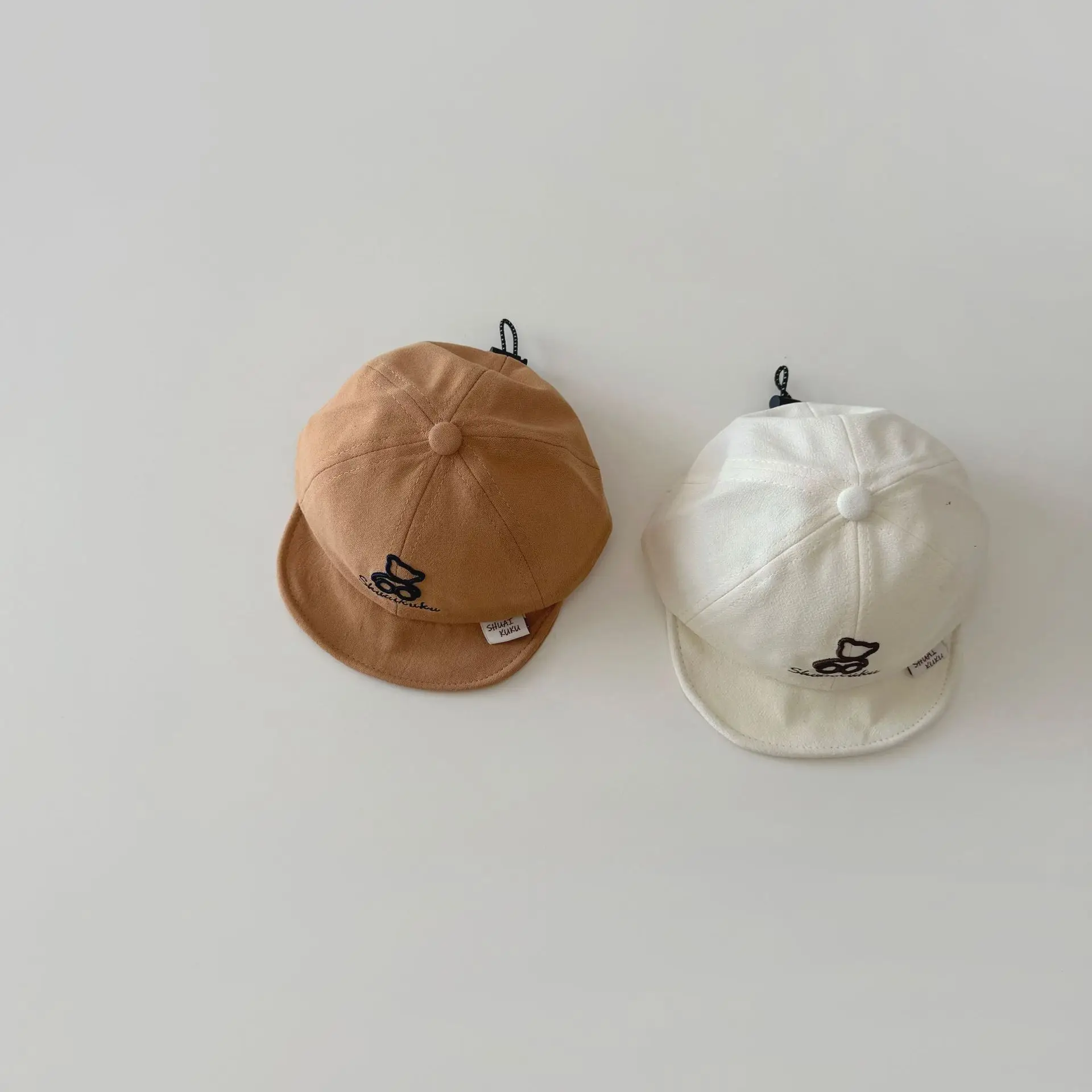 Yipan Korean Baby Hats Spring Autumn 2025 New Cartoon Bear Sun Protection Sunshade Baby Baseball Cap Wholesale - Image 9