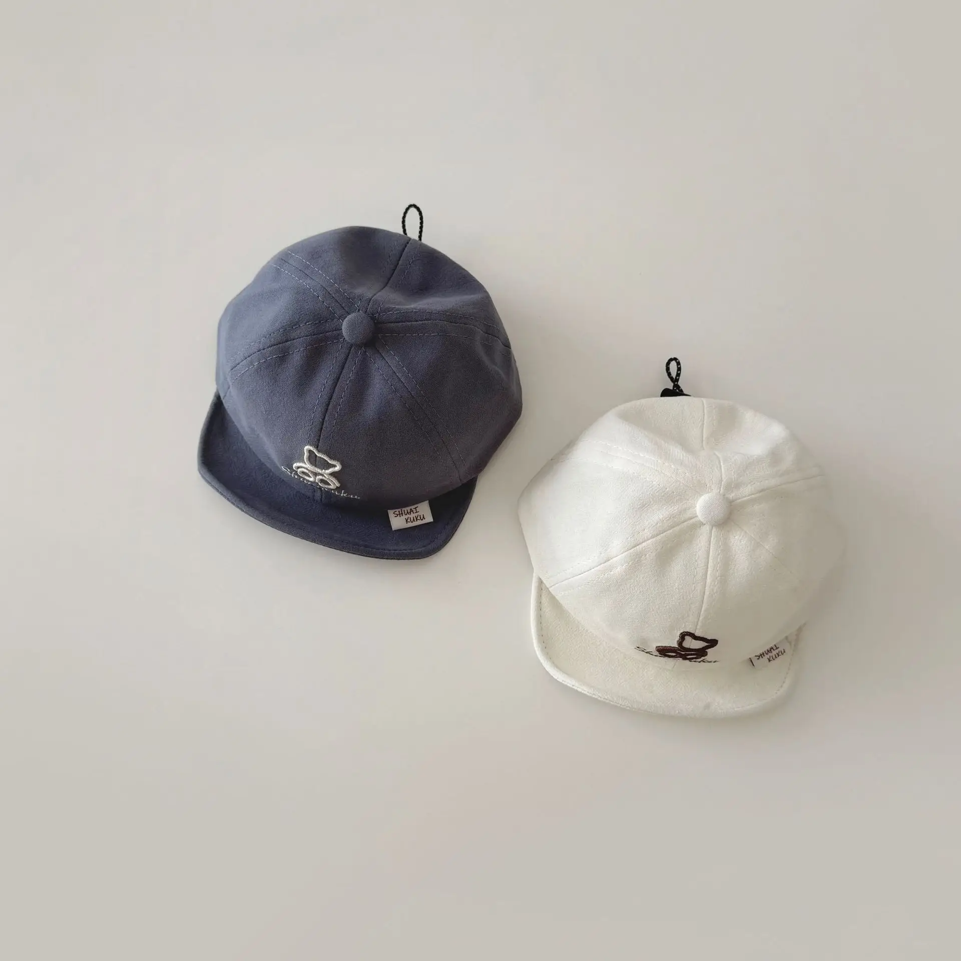 Yipan Korean Baby Hats Spring Autumn 2025 New Cartoon Bear Sun Protection Sunshade Baby Baseball Cap Wholesale - Image 10