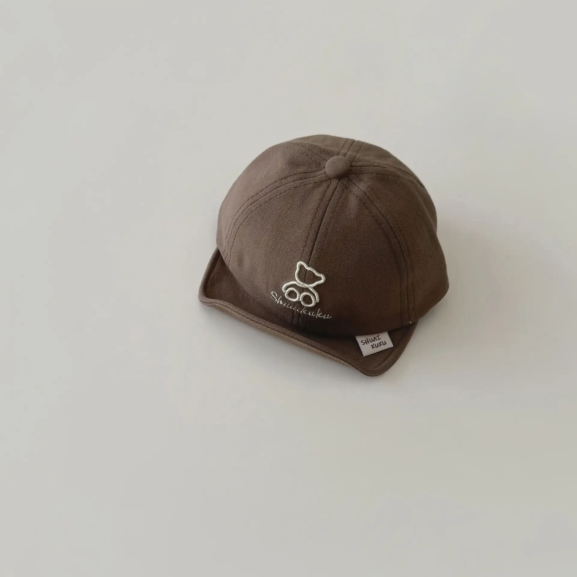 Yipan Korean Baby Hats Spring Autumn 2025 New Cartoon Bear Sun Protection Sunshade Baby Baseball Cap Wholesale - Image 3