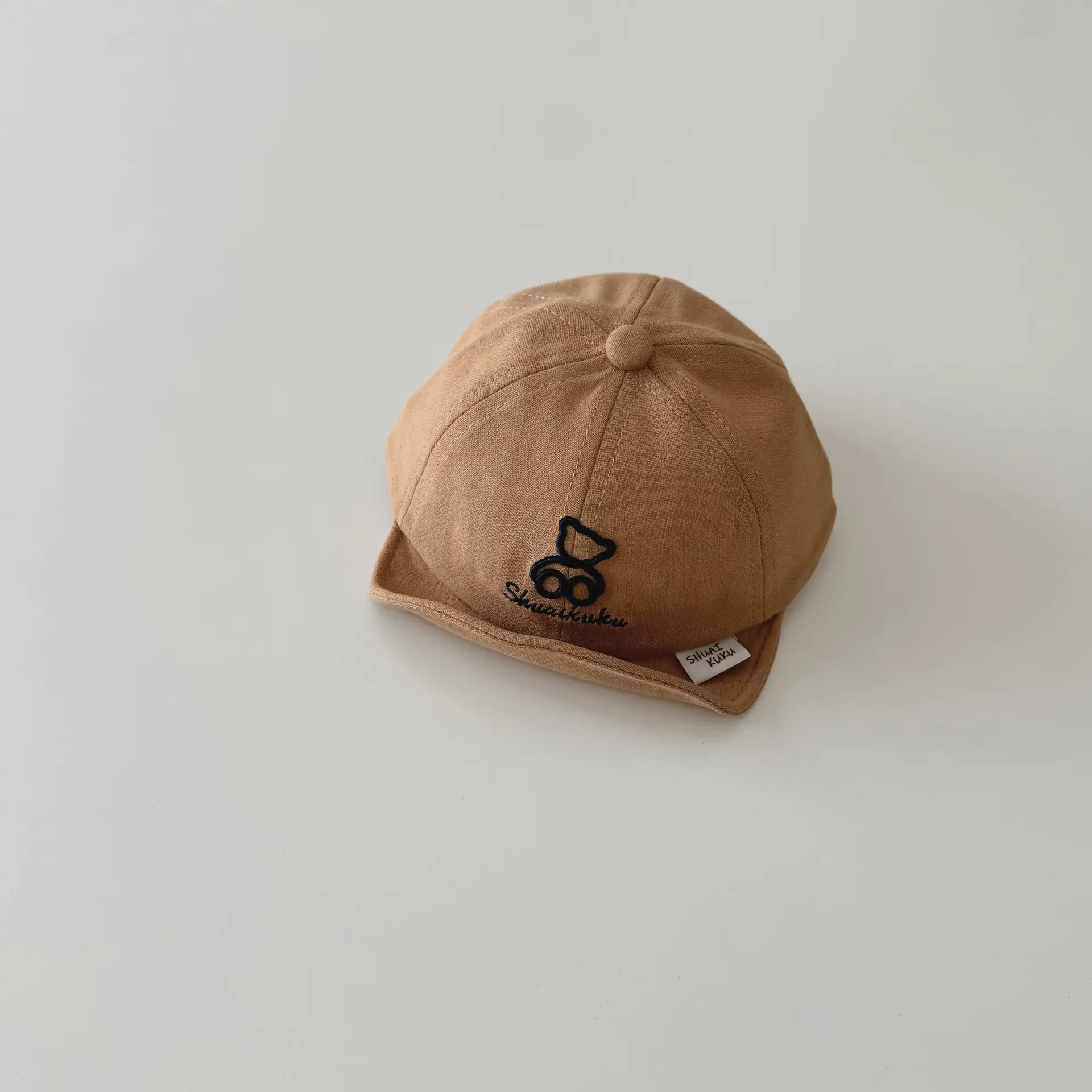 Yipan Korean Baby Hats Spring Autumn 2025 New Cartoon Bear Sun Protection Sunshade Baby Baseball Cap Wholesale - Image 4