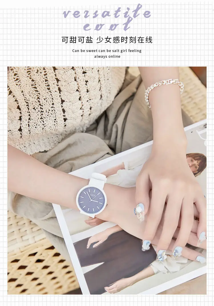 Goldie Candy Color Silicone Watch for Girls — feature 3
