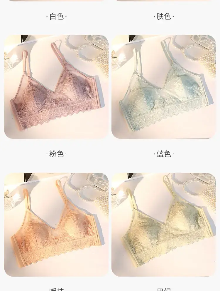 Black Lace Push Up Bra for Women — feature 14
