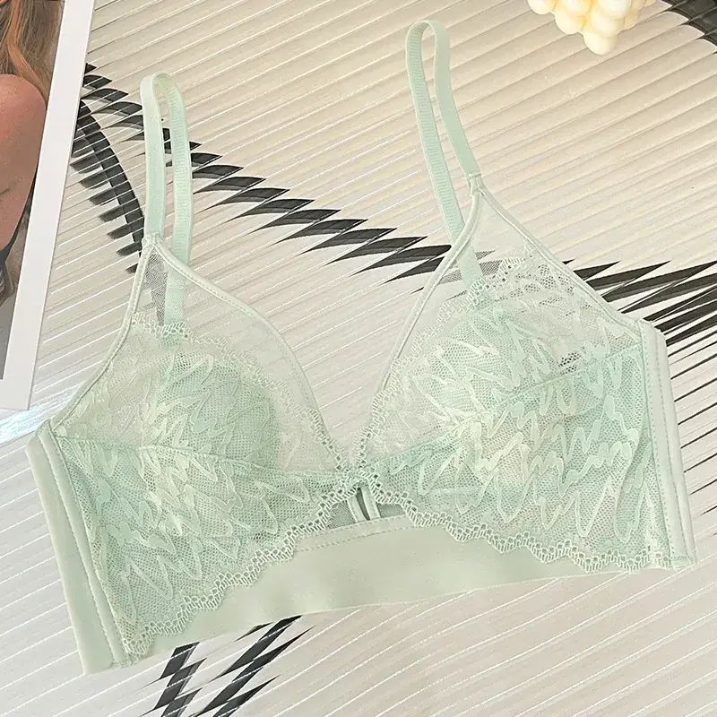 Black Lace Push Up Bra for Women - Image 13