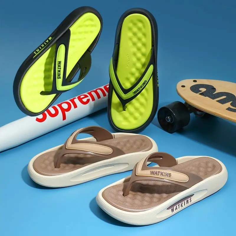 Slippers Summer Men's Wear-resistant Sandals Outdoor Beach Leisure Anti-slip Slippers Fashion Trend Foreign Trade Flip-flops - Image 8