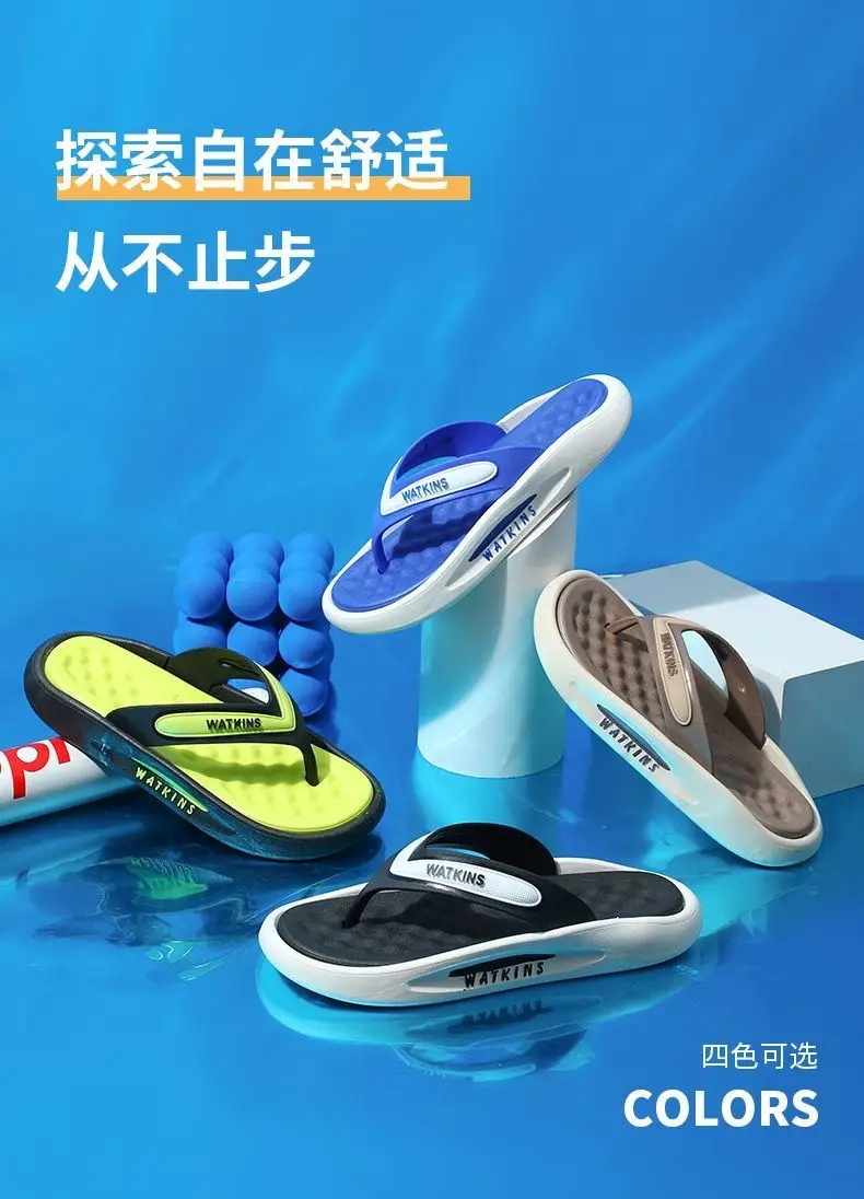 Slippers Summer Men's Wear-resistant Sandals Outdoor Beach Leisure Anti-slip Slippers Fashion Trend Foreign Trade Flip-flops — feature 10