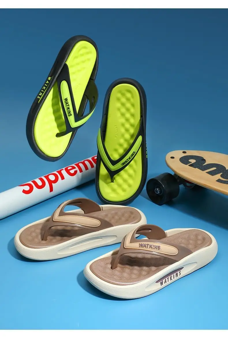 Slippers Summer Men's Wear-resistant Sandals Outdoor Beach Leisure Anti-slip Slippers Fashion Trend Foreign Trade Flip-flops — feature 17
