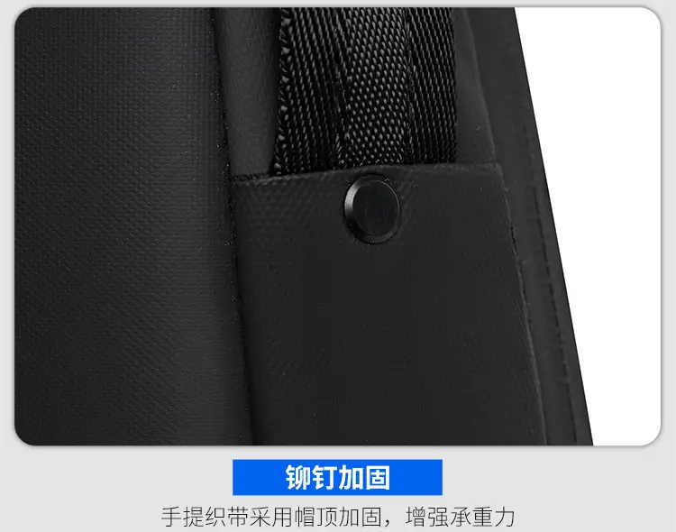 Men's Black Multi-Functional Shoulder Bag with Adjustable Strap — feature 39