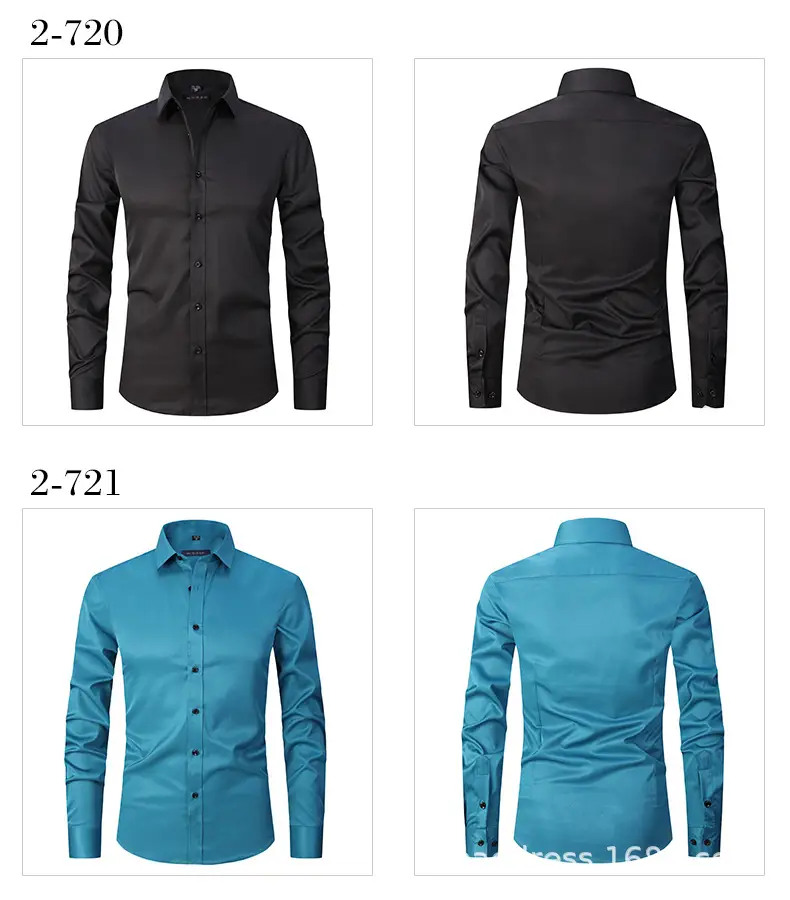 Men's Maroon Button Down Shirt for Commute — feature 11