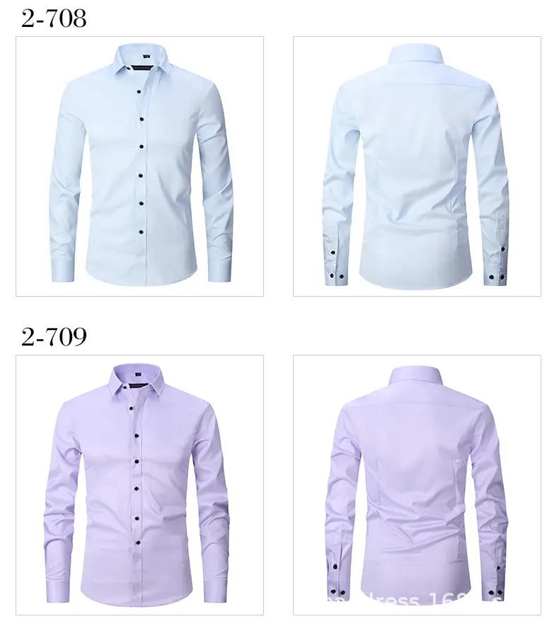 Men's Maroon Button Down Shirt for Commute — feature 9