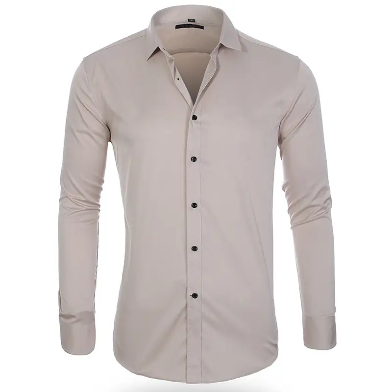 Men's Maroon Button Down Shirt for Commute - Image 11