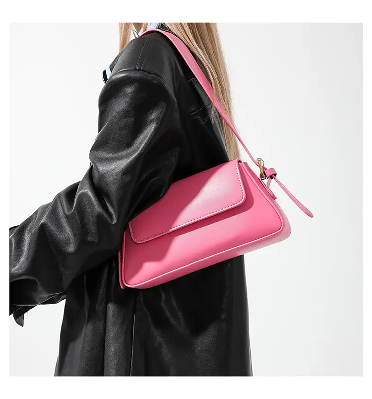 Black Square Crossbody Bag with Gold Plated Hardware — feature 26