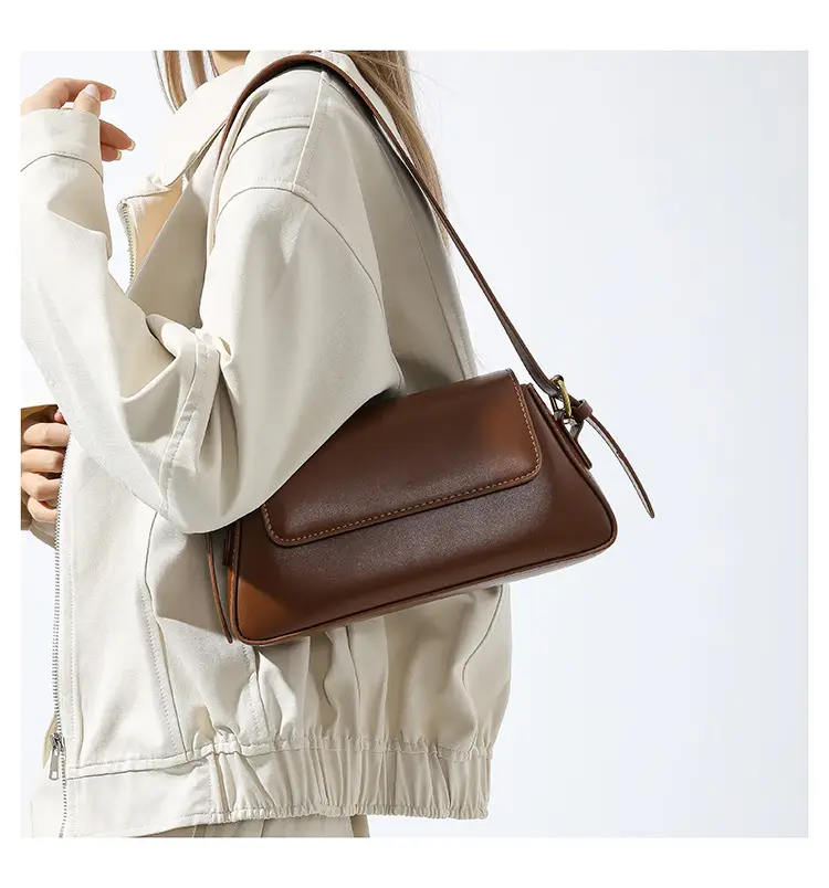 Black Square Crossbody Bag with Gold Plated Hardware — feature 30