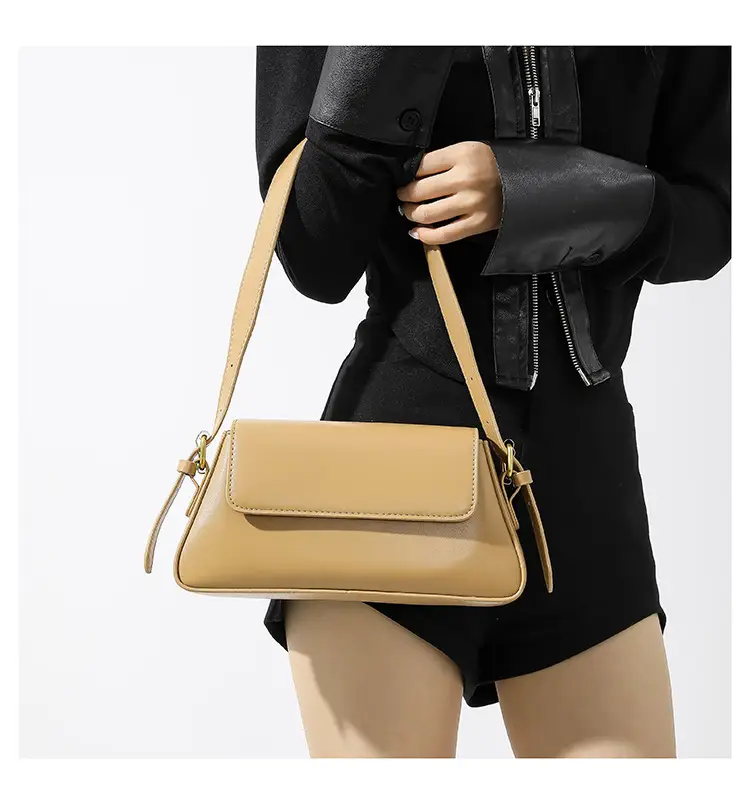 Black Square Crossbody Bag with Gold Plated Hardware — feature 35