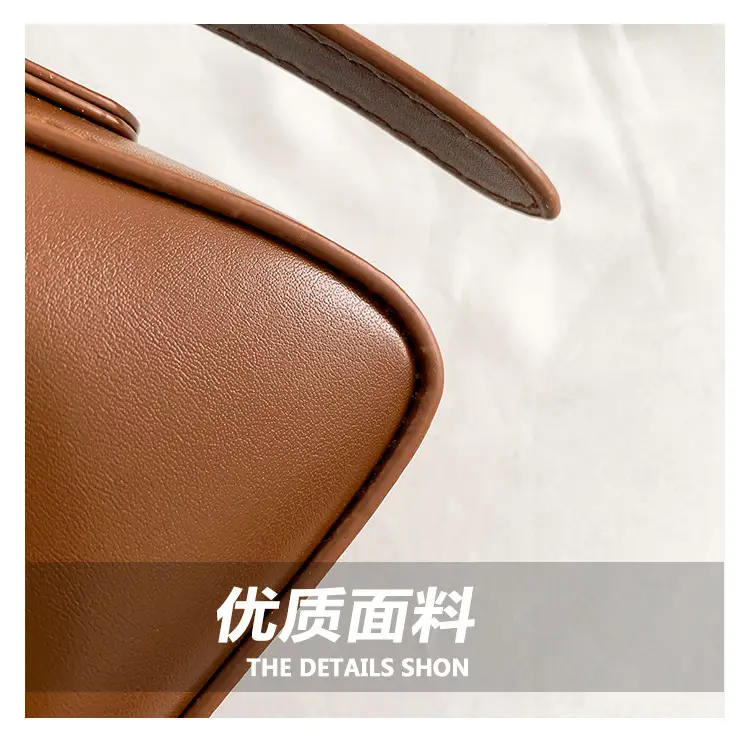Black Square Crossbody Bag with Gold Plated Hardware — feature 6