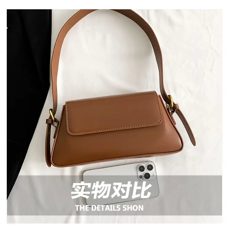 Black Square Crossbody Bag with Gold Plated Hardware — feature 7