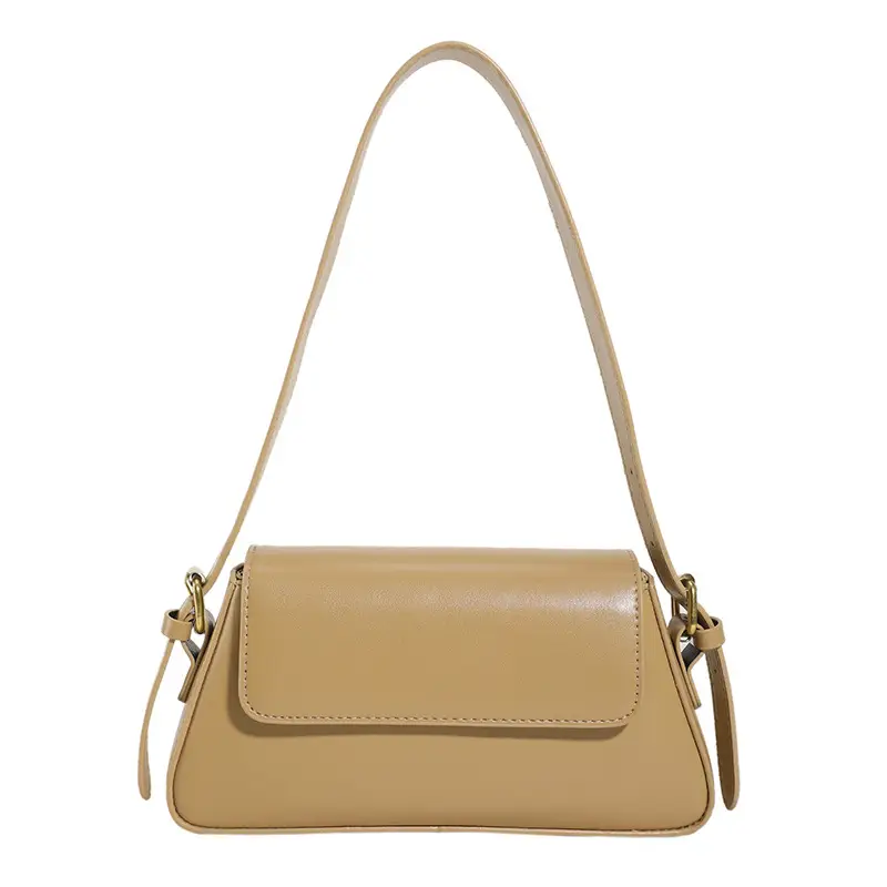 Black Square Crossbody Bag with Gold Plated Hardware - Image 5