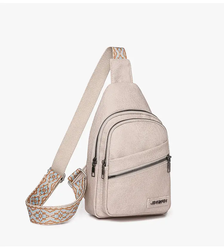 Women's Korean Style Soft Leather Chest Bag 2024 — feature 28