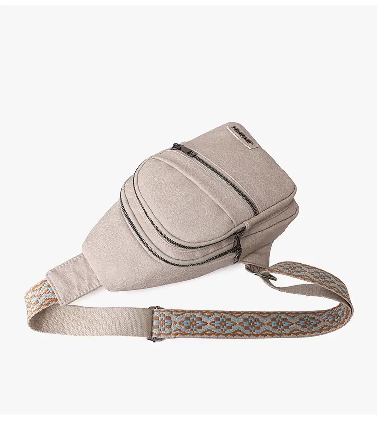 Women's Korean Style Soft Leather Chest Bag 2024 — feature 32