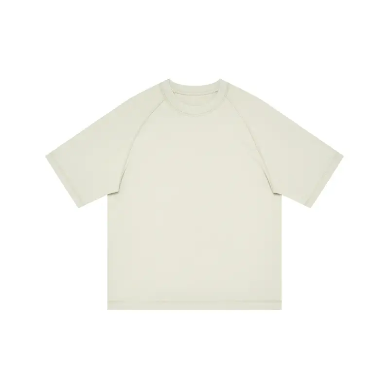 Men Black Cotton Japanese Style T-Shirt Short Sleeve