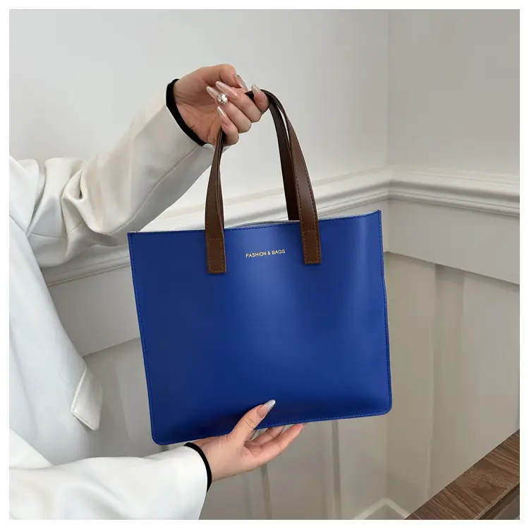 Korean Style Women's Big Tote Bag Brown 2024 — feature 30