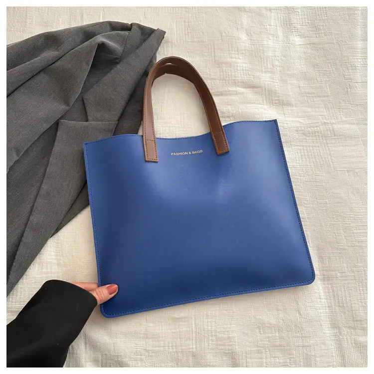 Korean Style Women's Big Tote Bag Brown 2024 — feature 9