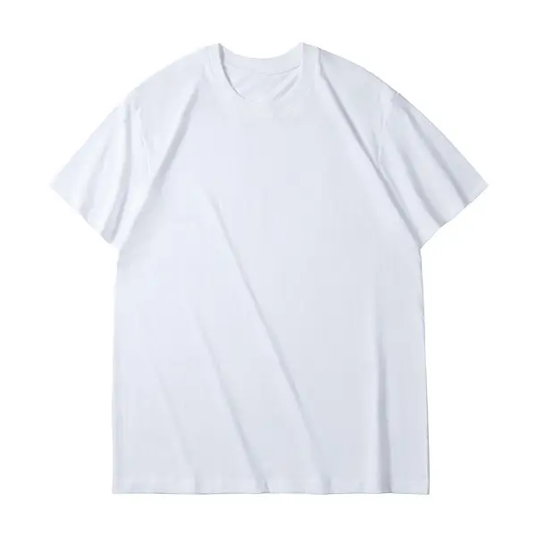 Grey Heavy Cotton Unisex T-Shirt 210g DIY Logo Print