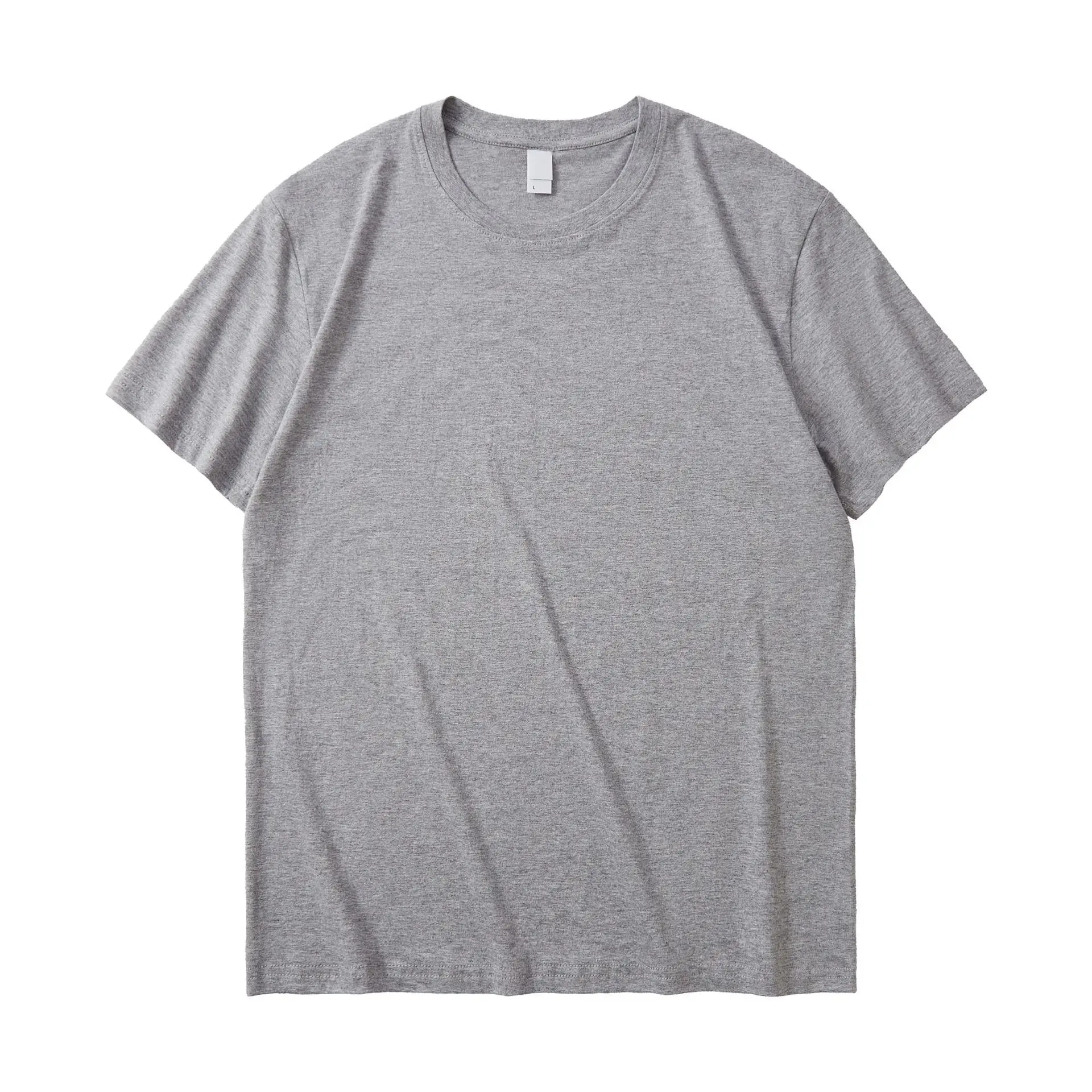Grey Heavy Cotton Unisex T-Shirt 210g DIY Logo Print