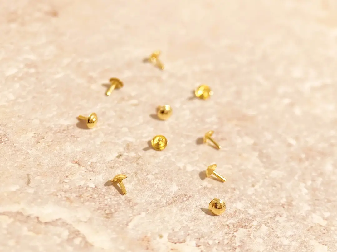 18K Gold Pearl Hole Patch for DIY Accessories — feature 12