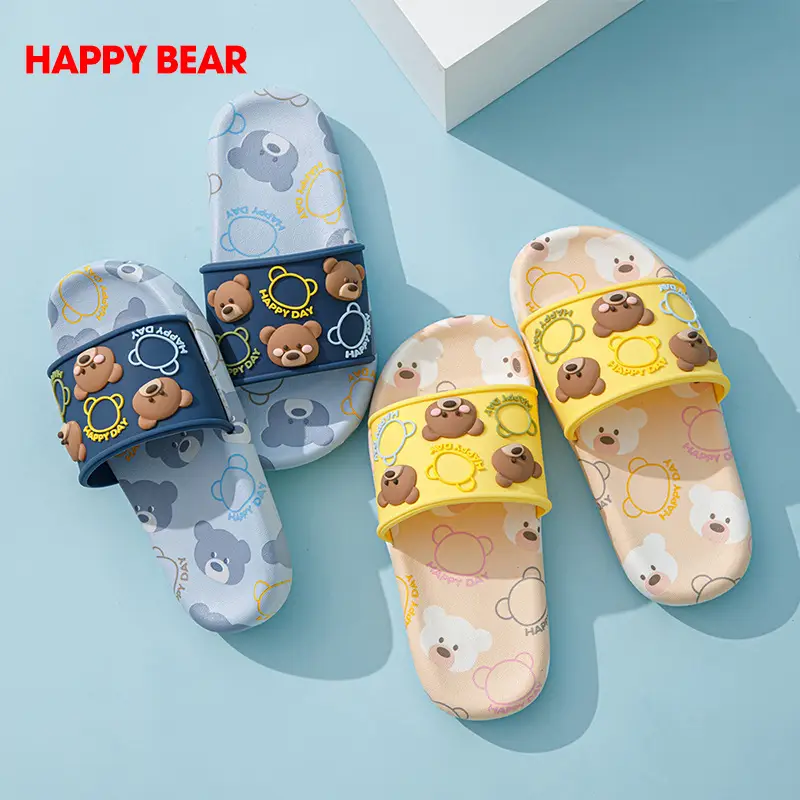 Xin Chile Children's Slippers Boys Summer Baby Sandals Bath Non-slip Girls Cartoon Cute Parent-child Home Indoor — feature 29