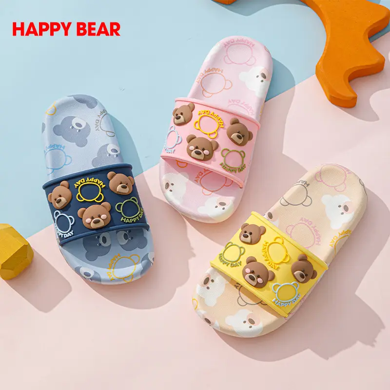 Xin Chile Children's Slippers Boys Summer Baby Sandals Bath Non-slip Girls Cartoon Cute Parent-child Home Indoor — feature 37
