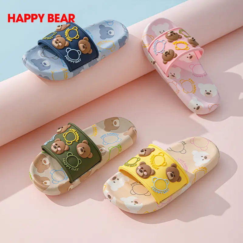 Xin Chile Children's Slippers Boys Summer Baby Sandals Bath Non-slip Girls Cartoon Cute Parent-child Home Indoor — feature 38