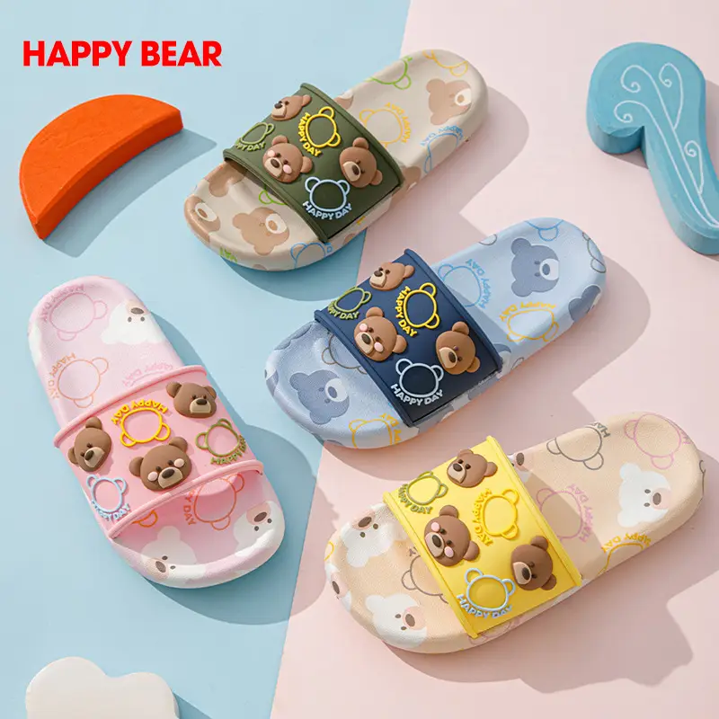 Xin Chile Children's Slippers Boys Summer Baby Sandals Bath Non-slip Girls Cartoon Cute Parent-child Home Indoor — feature 45