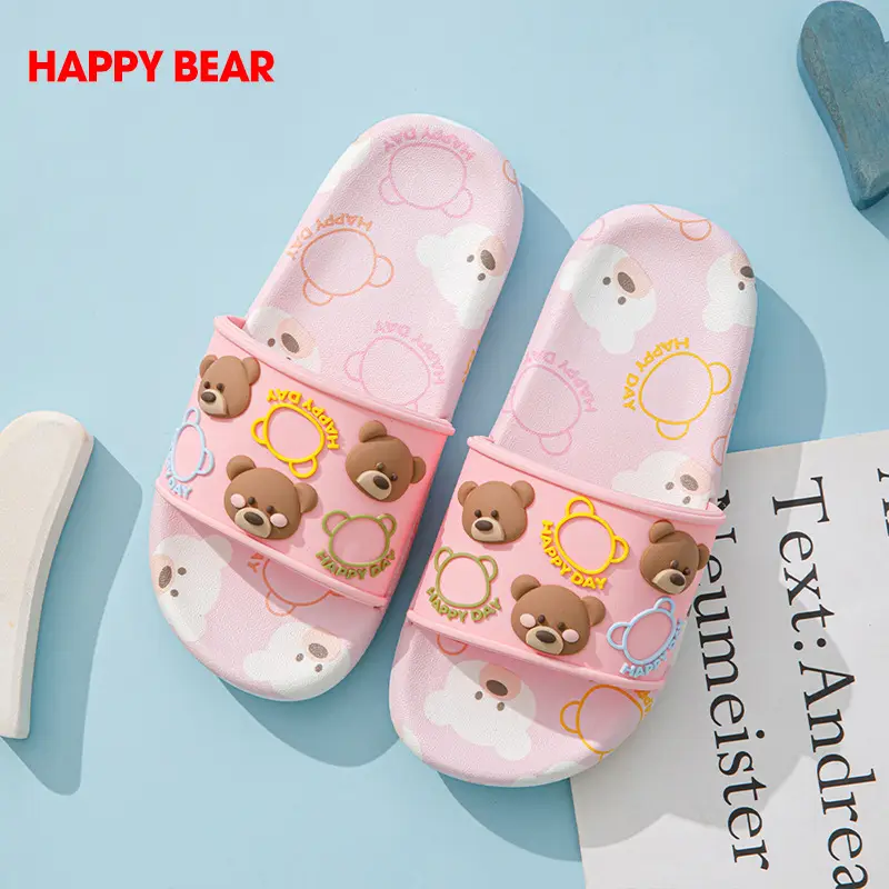 Xin Chile Children's Slippers Boys Summer Baby Sandals Bath Non-slip Girls Cartoon Cute Parent-child Home Indoor - Image 3