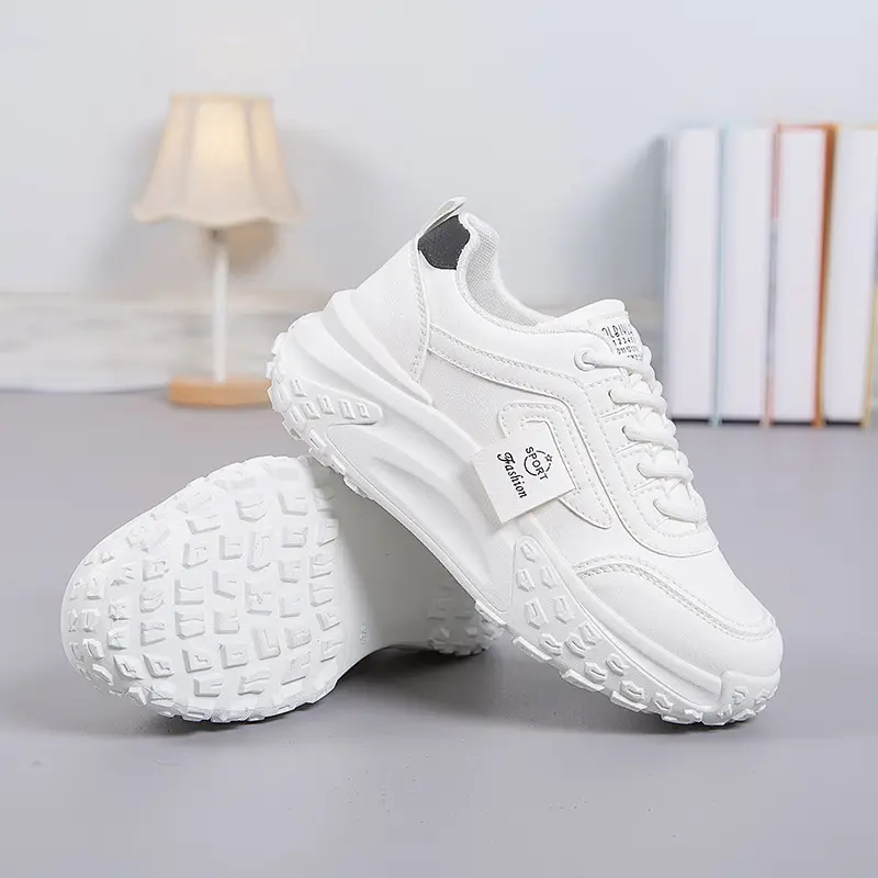 Women's Beige Thick Rubber Casual Shoes 2025 - Image 6